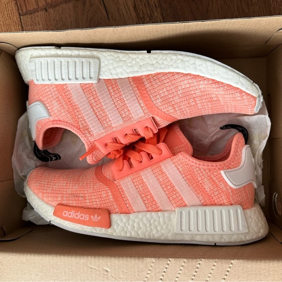 51. ADIDAS NMD R1 SUNGLOW BY3034 // WOMAN’S SIZE 8 - Picture 3 of 15